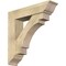 Ekena Millwork Merced Traditional Rough Sawn Bracket w/ Offset Brace, Douglas Fir, 8"W x 34"D x 34"H BKT0806X34X34MRC01RDF - alternate 1